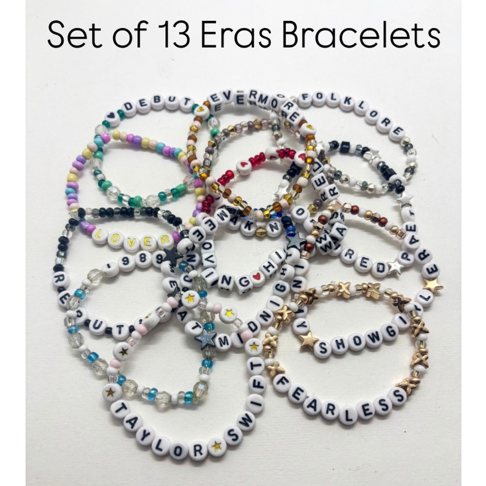 TAYLOR SWIFT FRIENDSHIP BRACELETS- Pack of 10 bracelets ✨💕